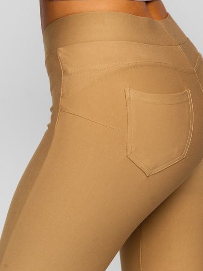 Καφέ γυναικείο κολάν push up Bolf J50718