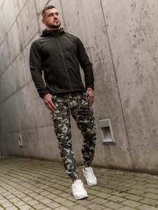 Μαύρο ανδρικό μεταβατικό softshell μπουφάν Bolf HH017A