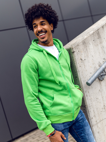 Φουτερ ανδρικο με κουκουλα ανοιχτο μπλε Bolf 2008