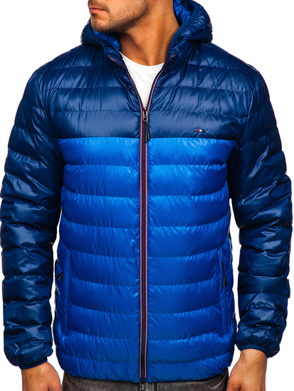 Μπουφαν ανδρικο μεταβατικο αθλητικο μπλε Bolf 1908