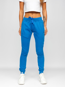 Μπλε γυναικείο παντελόνι φόρμας Bolf CK-01