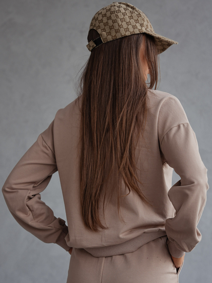 Γυναικεία αθλητική στολή 2 τεμαχίων Cappuccino Bolf 82162