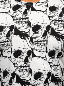 Λευκο T-shirt ανδρικο με σταμπα Bolf 14928