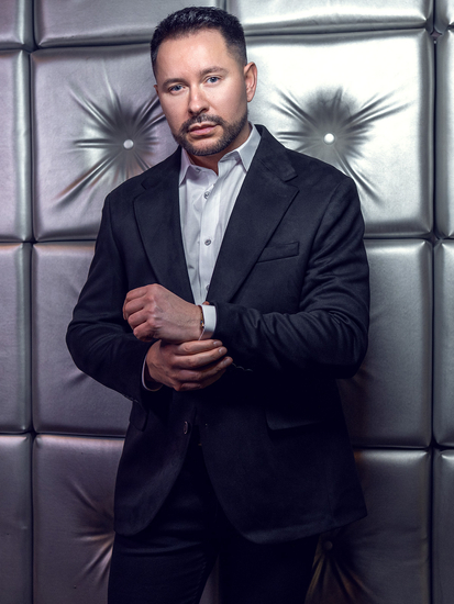 Ανδρικό βελούδινο σακάκι Μαύρος Bolf 24410