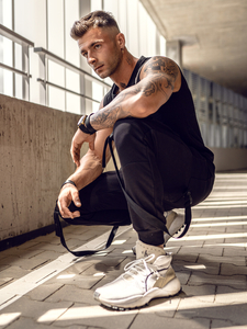 Μαυρο μπλουζακι tank top με σταμπα Bolf 14812