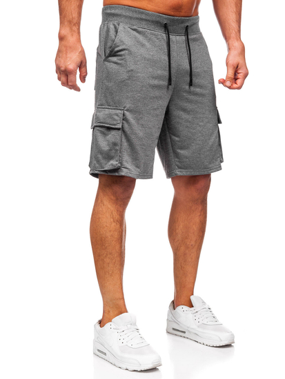 Γραφίτη αθλητικά κοντά cargo σορτς ανδρικά Bolf 8K1505