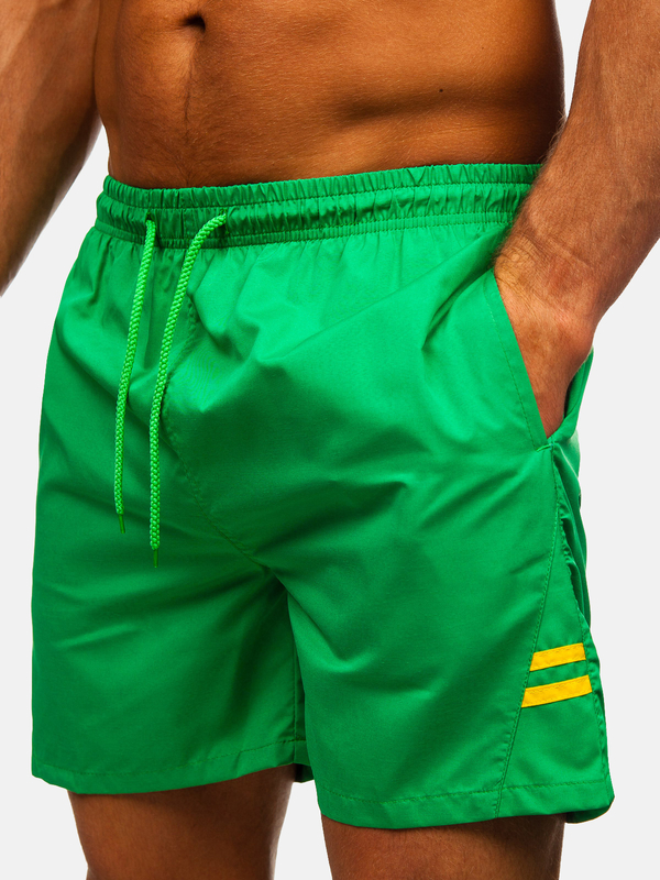 Πράσινο κοντό ανδρικό μαγιό Bolf QD29