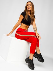 Κόκκινο γυναικείο φούτερ Bolf YW01020B