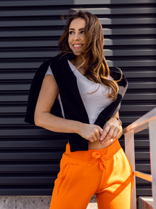 Πορτοκαλί γυναικείο παντελόνι φόρμας Bolf CK-01B