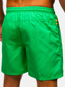 Πράσινο κοντό ανδρικό μαγιό Bolf QD32