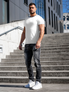 Γραφίτη ανδρικό τζιν παντελόνι slim fit Bolf MP0031G