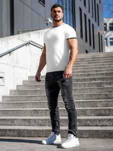 Γραφίτη ανδρικό τζιν παντελόνι regular fit Bolf MP0029G