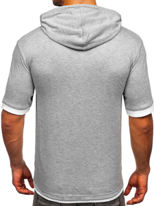 T-shirt ανδρικο απαλο γκρι Bolf 08