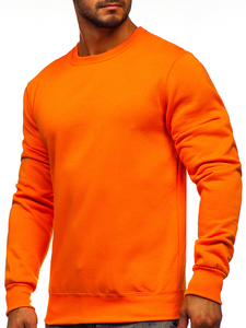 Φουτερ ανδρικο χωρις κουκουλα πορτοκαλι Bolf 2001