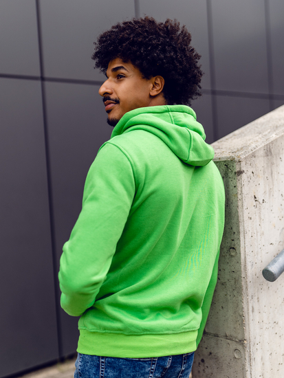 Φουτερ ανδρικο με κουκουλα ανοιχτο μπλε Bolf 2008