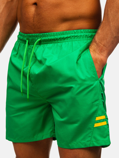 Πράσινο κοντό ανδρικό μαγιό Bolf QD29