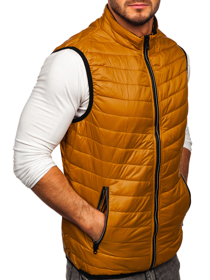 Camel ανδρικό καπιτονέ γιλέκο Bolf 7103