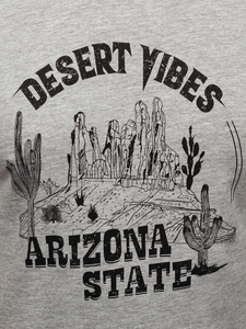 Γκρι βαμβακερό ανδρικό t-shirt με στάμπα Bolf MPO3483