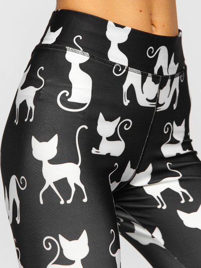 Μαύρο γυναικείο κολάν Bolf 20703