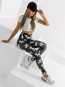 Μαύρο γυναικείο κολάν Bolf 20703