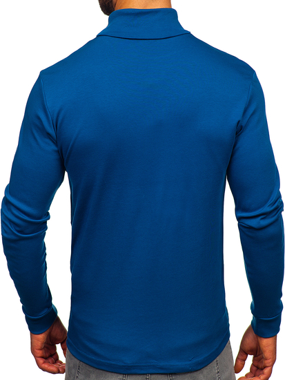 Σκούρο μπλε βαμβακερό ζιβάγκο ανδρικό basic Bolf 535