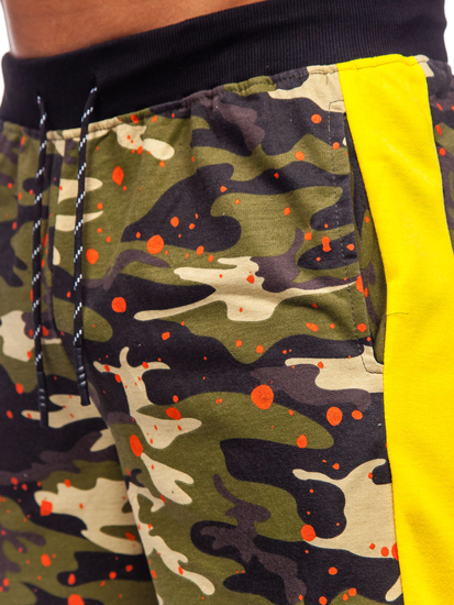 Πράσινα αθλητικά κοντά ανδρικά σορτς Bolf KS2579