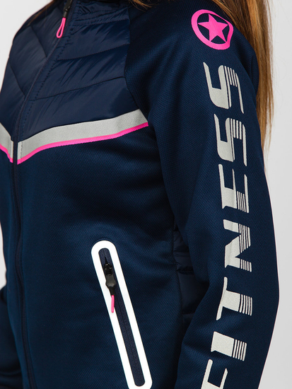 Γυναικείο ελαφρύ μπουφάν Ναυτικό μπλε Bolf KSW4012A1