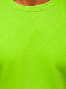 Φουτερ ανδρικο χωρις κουκουλα ανοιχτο πρασινο Bolf 171715