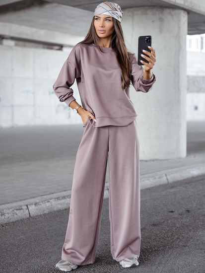 Γυναικεία αθλητική στολή βουτύρου 2 τεμαχίων Cappuccino Bolf 821111