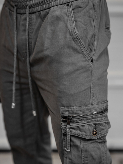 Γραφίτη παντελόνι jogger cargo ανδρικό Bolf MP0181MV