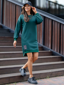 Γυναικείο αθλητικό φόρεμα βούτυρο Πράσινο μπουκάλι Bolf 524