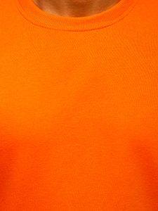 Φουτερ ανδρικο χωρις κουκουλα πορτοκαλι Bolf 2001