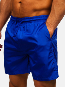 Κοβαλτίου κοντό ανδρικό μαγιό Bolf QD32