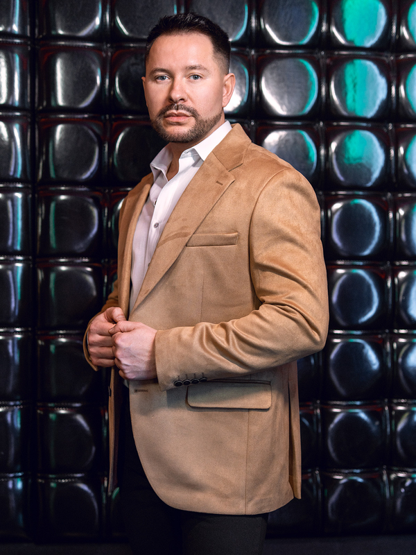 Ανδρικό βελούδινο σακάκι Καμήλα Bolf 24410