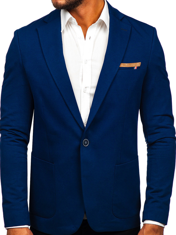 Ανδρικό Casual Blazer Blue Bolf 1652