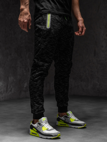 Ανδρικό παντελόνι φόρμας μαύρο Bolf 55037A1