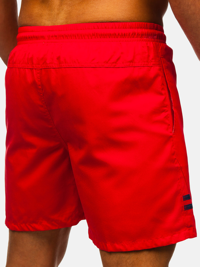 Κόκκινο κοντό ανδρικό μαγιό Bolf QD29