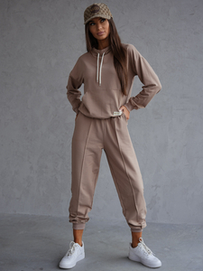 Γυναικεία αθλητική στολή 2 τεμαχίων Cappuccino Bolf 82162