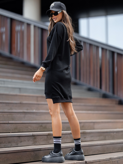 Γυναικείο αθλητικό φόρεμα βούτυρο Μαύρος Bolf 524