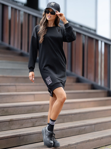 Γυναικείο αθλητικό φόρεμα βούτυρο Μαύρος Bolf 524