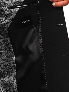 Ανδρικό Κομψό μπουφάν Μαύρος Bolf 025