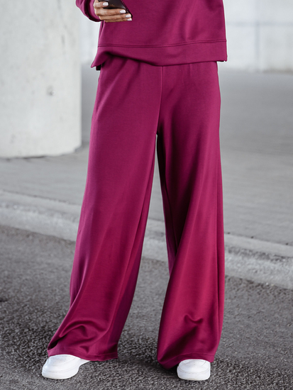 Γυναικεία αθλητική στολή βουτύρου 2 τεμαχίων Κόκκινο κρασί Bolf 821111