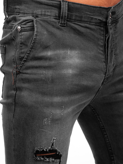 Γκρι κοντά ανδρικά τζιν σορτς Bolf MP0036G