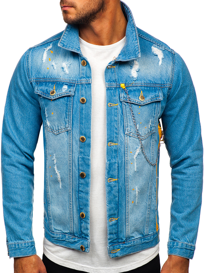 Μπλε τζιν μπουφαν ανδρικο Bolf 3-4