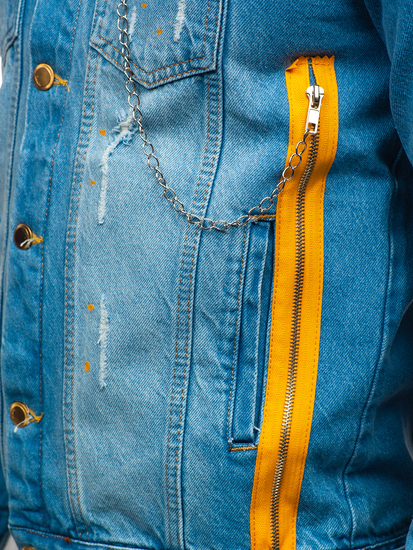 Μπλε τζιν μπουφαν ανδρικο Bolf 3-4