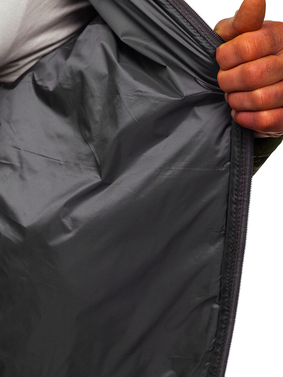 Πρασινο καπιτονε μεταβατικο μπουφαν ανδρικο αθλητικο Bolf BK111