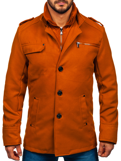 Καμηλό παλτό ανδρικό Bolf 8856A1