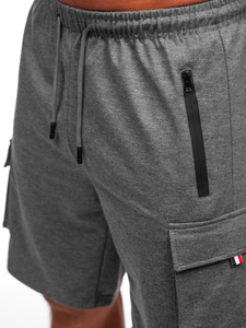 Γραφίτη αθλητικά κοντά cargo σορτς ανδρικά Bolf 8K1501