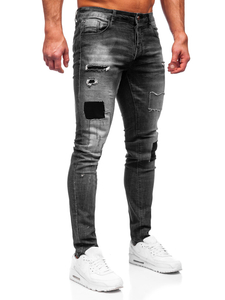 Γραφίτη ανδρικό τζιν παντελόνι slim fit Bolf MP0031G
