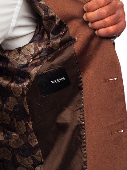 Ανδρικό Κομψό μπουφάν Καστανός Bolf 022